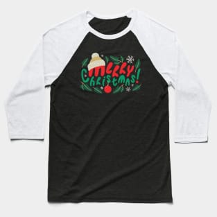 Merry Christmas! Typography design Baseball T-Shirt